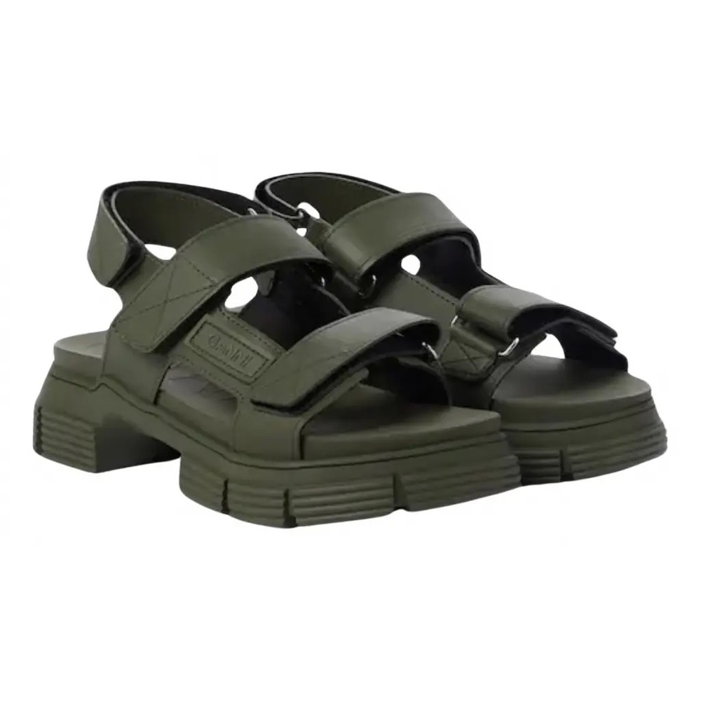 GANNI recycled rubber sandals